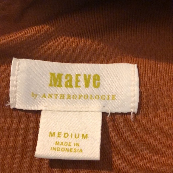 Maeve by Anthropologie Brown cropped V neck quilted vest - Picture 5 of 6